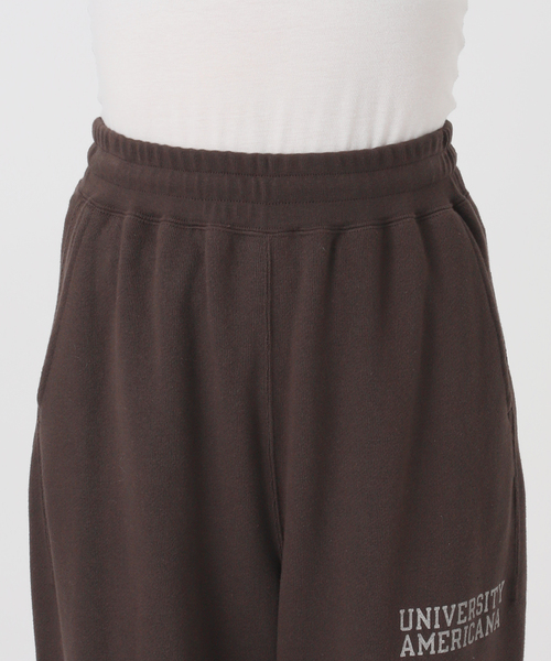 AMERICANA(アメリカーナ)の「【AMERICANA/アメリカーナ】別注UNIVERSITY AME SWEAT PANTS(スウェットパンツ・レディース・ブラウン・36/38)」の15枚目の写真