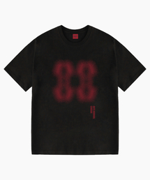 エフェクトグラフィックス セミオーバーフィット 半袖Tシャツ ブラック