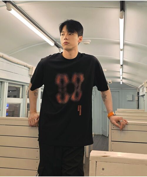 CRIGUN(クリガン)の「エフェクトグラフィックス セミオーバーフィット 半袖Tシャツ ブラック(Tシャツ/カットソー・レディース・ブラック・XX-LARGE/SMALL/MEDIUM/LARGE/X-LARGE)」の17枚目の写真