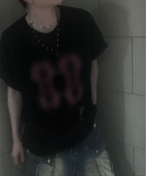 CRIGUN(クリガン)の「エフェクトグラフィックス セミオーバーフィット 半袖Tシャツ ブラック(Tシャツ/カットソー・レディース・ブラック・XX-LARGE/SMALL/MEDIUM/LARGE/X-LARGE)」の12枚目の写真