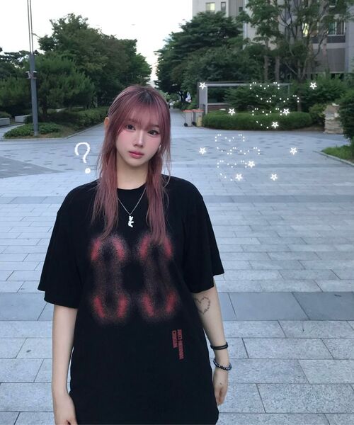 CRIGUN(クリガン)の「エフェクトグラフィックス セミオーバーフィット 半袖Tシャツ ブラック(Tシャツ/カットソー・レディース・ブラック・XX-LARGE/SMALL/MEDIUM/LARGE/X-LARGE)」の13枚目の写真