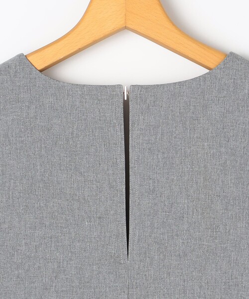 NOLLEY’S（ノーリーズ）の「ウォッシャブルVネックサロペット（つなぎ/オールインワン・レディース・ブラック/グレー・36/38）」の21枚目の写真