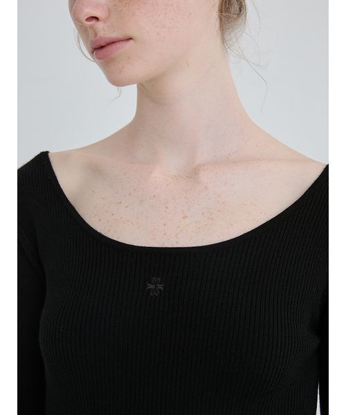 SORIN(ソリン )の「Tulle Panel Hem Top/チュールパネルヘムトップ(Tシャツ/カットソー・レディース・オフホワイト/ブラック/カーキ・38)」の16枚目の写真