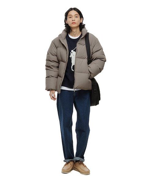 MUSINSA STANDARD（ムシンサスタンダード）の「ダウンプファーショートパディングジャケット [ダスティベージュ]（ダウンジャケット/コート・メンズ・その他・MEDIUM/SMALL）」の6枚目の写真