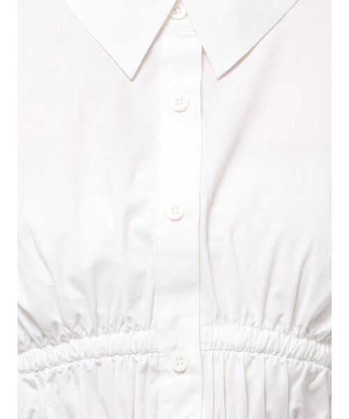 EMODA（エモダ）の「サイドリボンストリングシャツ（シャツ/ブラウス・レディース・ブルー/グレー/ホワイト・FREE）」の10枚目の写真