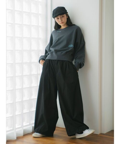 Ungrid（アングリッド）の「バレルレッグタックパンツ（その他パンツ・レディース・ブラック/ベージュ/ピンク・FREE）」の9枚目の写真