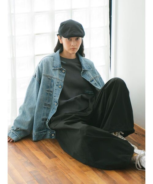 Ungrid（アングリッド）の「バレルレッグタックパンツ（その他パンツ・レディース・ブラック/ベージュ/ピンク・FREE）」の11枚目の写真