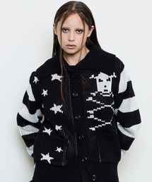 EV SKELETON KNIT CARDIGAN