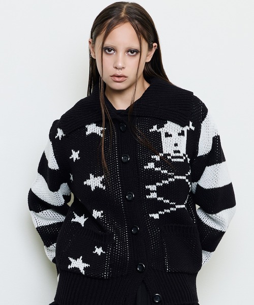 セール】EV SKELETON KNIT CARDIGAN（カーディガン/ボレロ