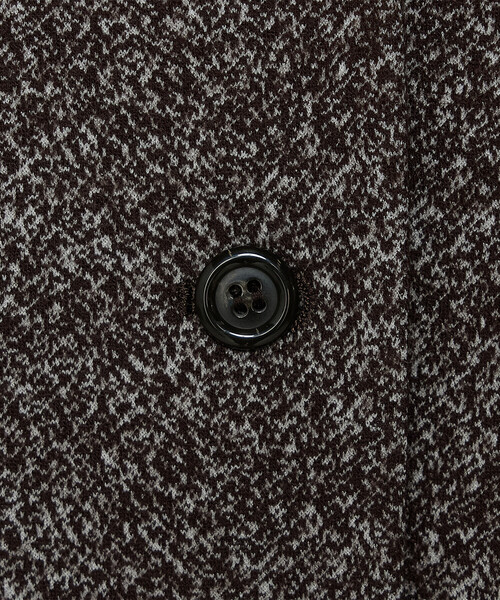 COMME CA（コムサ）の「ツイード柄リバージャージー ノーカラージャケット（ノーカラージャケット・レディース・ブラック/ブラウン・9号）」の19枚目の写真