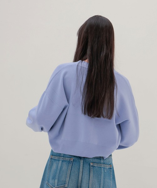 DRESSLAVE（ドレスレイブ）の「playful color short cardigan(プレイフルカラーショート丈カーディガン)（Tシャツ/カットソー・レディース・オレンジ/イエロー/ラベンダー・38）」の11枚目の写真