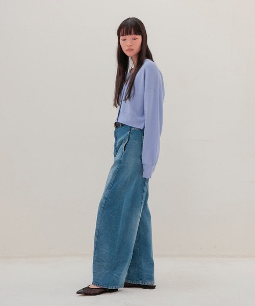 DRESSLAVE（ドレスレイブ）の「playful color short cardigan(プレイフルカラーショート丈カーディガン)（Tシャツ/カットソー・レディース・オレンジ/イエロー/ラベンダー・38）」の14枚目の写真