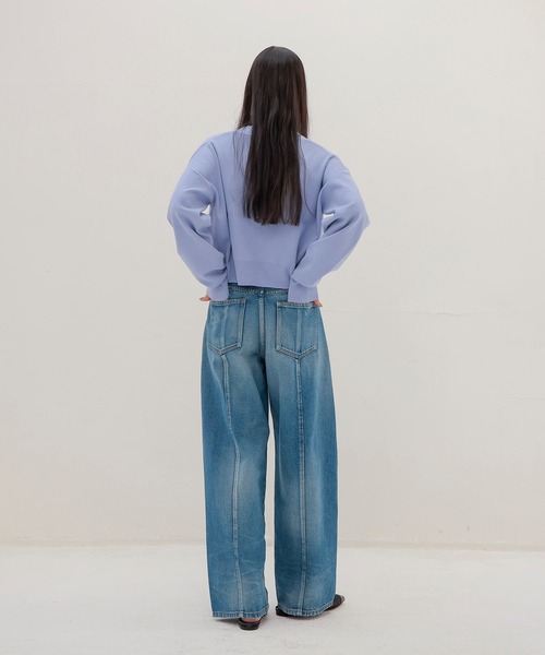 DRESSLAVE（ドレスレイブ）の「playful color short cardigan(プレイフルカラーショート丈カーディガン)（Tシャツ/カットソー・レディース・オレンジ/イエロー/ラベンダー・38）」の15枚目の写真