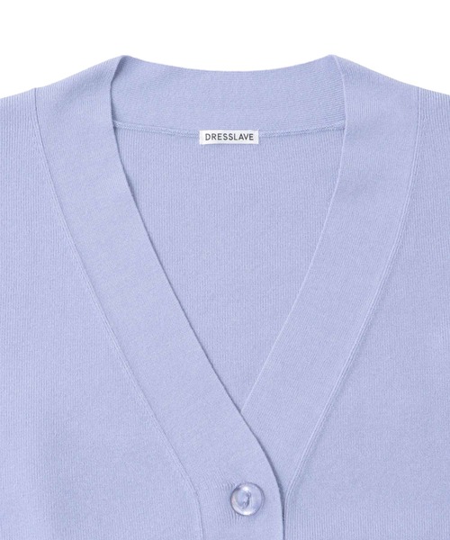 DRESSLAVE（ドレスレイブ）の「playful color short cardigan(プレイフルカラーショート丈カーディガン)（Tシャツ/カットソー・レディース・オレンジ/イエロー/ラベンダー・38）」の16枚目の写真