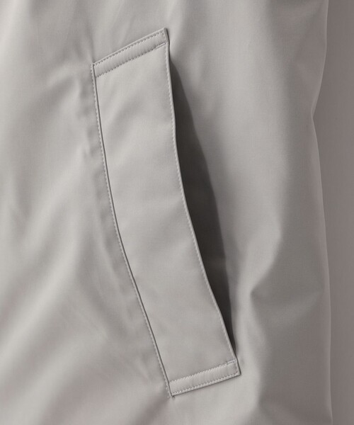 MACKINTOSH PHILOSOPHY(マッキントッシュ フィロソフィー)の「高密度ストレッチツイル/ダウン WELLINGTON HOOD short(ウェリントンフードショート)(ダウンジャケット/コート・メンズ・グレー系その他/ダークネイビー・40/38)」の7枚目の写真