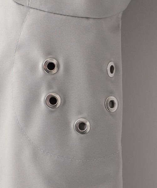 MACKINTOSH PHILOSOPHY(マッキントッシュ フィロソフィー)の「高密度ストレッチツイル/ダウン WELLINGTON HOOD short(ウェリントンフードショート)(ダウンジャケット/コート・メンズ・グレー系その他/ダークネイビー・40/38)」の8枚目の写真