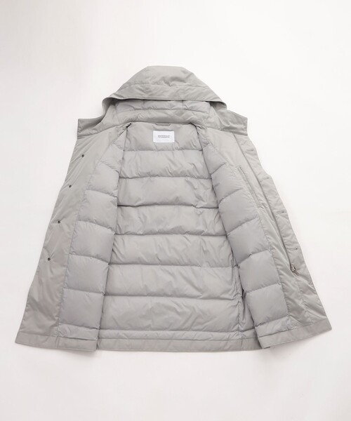MACKINTOSH PHILOSOPHY(マッキントッシュ フィロソフィー)の「高密度ストレッチツイル/ダウン WELLINGTON HOOD short(ウェリントンフードショート)(ダウンジャケット/コート・メンズ・グレー系その他/ダークネイビー・40/38)」の3枚目の写真