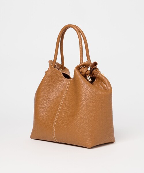 EMMEL REFINES(エメルリファインズ)の「<EMMEL REFINES>EM チューブハンドル ソフト 2WAY バッグ(トートバッグ・レディース・シルバー/ブラック/ブラウン/イエロー・FREE)」の8枚目の写真