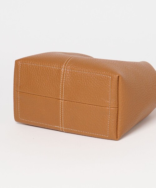 EMMEL REFINES(エメルリファインズ)の「<EMMEL REFINES>EM チューブハンドル ソフト 2WAY バッグ(トートバッグ・レディース・シルバー/ブラック/ブラウン/イエロー・FREE)」の10枚目の写真