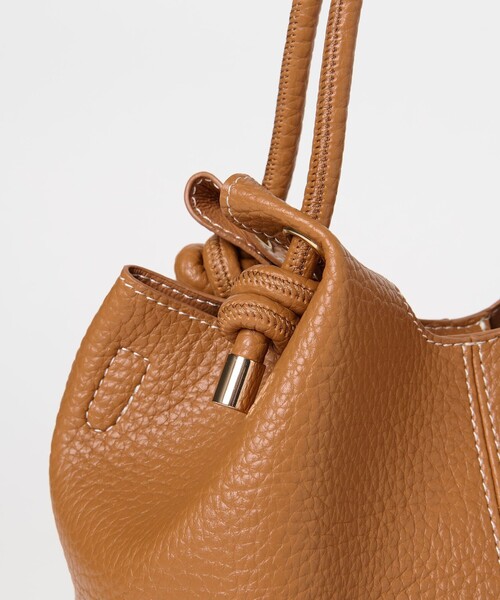 EMMEL REFINES(エメルリファインズ)の「<EMMEL REFINES>EM チューブハンドル ソフト 2WAY バッグ(トートバッグ・レディース・シルバー/ブラック/ブラウン/イエロー・FREE)」の14枚目の写真