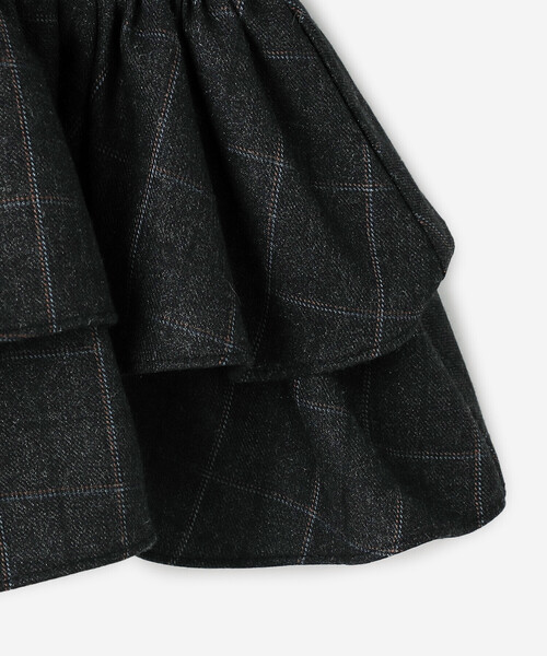 Bshop（ビショップ）の「eunoia | チェックボタン ブラウス WOMEN（シャツ/ブラウス・レディース・チャコール・ONE）」の4枚目の写真