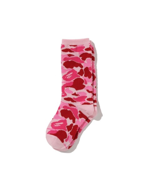 A BATHING APE（アベイシングエイプ）の「ABC CAMO SOCKS（ソックス/靴下・キッズ・グリーン/ブルー/ピンク/イエロー・SMALL/MEDIUM/LARGE）」の4枚目の写真