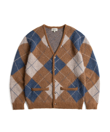 WILD BRICKS（ワイルドブリックス）の「W22 ARGYLE CARDIGAN (camel)（カーディガン/ボレロ）」