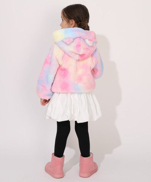 BABYDOLL（ベビードール）の「ボアアニマルジップパーカー 1176K（パーカー・キッズ・ブラック/ベビーピンク/ブラウン・100cm/110cm/120cm/130cm/90cm）」の6枚目の写真