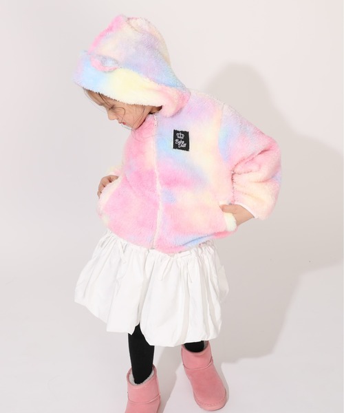 BABYDOLL（ベビードール）の「ボアアニマルジップパーカー 1176K（パーカー・キッズ・ブラック/ベビーピンク/ブラウン・100cm/110cm/120cm/130cm/90cm）」の8枚目の写真