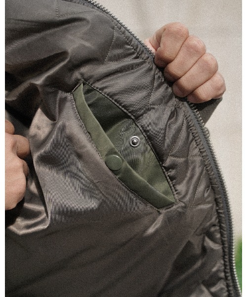 #Re:room（リルーム）の「カクタスハートMA-1（MA-1・メンズ・ブラック/カーキ・S-M/M-L）」の15枚目の写真