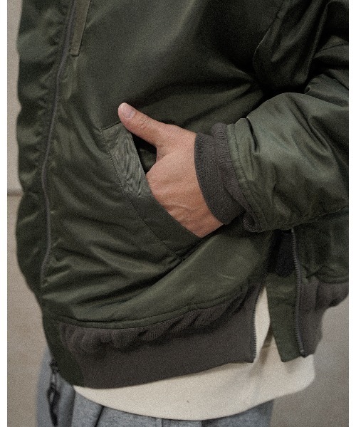 #Re:room（リルーム）の「カクタスハートMA-1（MA-1・メンズ・ブラック/カーキ・S-M/M-L）」の18枚目の写真