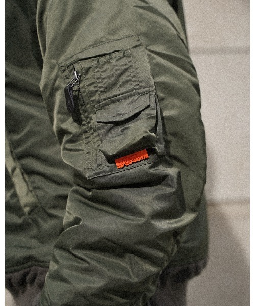 #Re:room（リルーム）の「カクタスハートMA-1（MA-1・メンズ・ブラック/カーキ・S-M/M-L）」の20枚目の写真