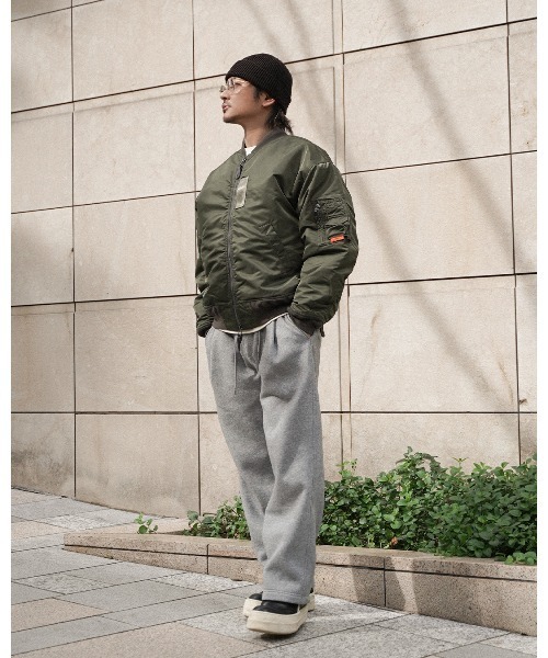 #Re:room（リルーム）の「カクタスハートMA-1（MA-1・メンズ・ブラック/カーキ・S-M/M-L）」の6枚目の写真