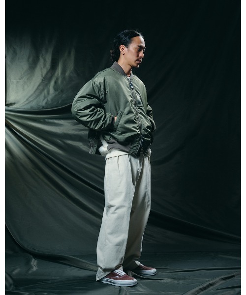 #Re:room（リルーム）の「カクタスハートMA-1（MA-1・メンズ・ブラック/カーキ・S-M/M-L）」の12枚目の写真