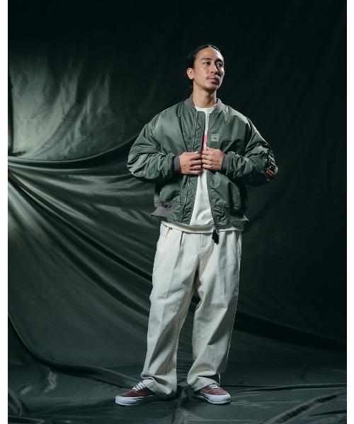 #Re:room（リルーム）の「カクタスハートMA-1（MA-1・メンズ・ブラック/カーキ・S-M/M-L）」の13枚目の写真