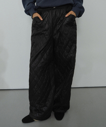 [CORE] QUILTED BANDING PANTS - BLACK