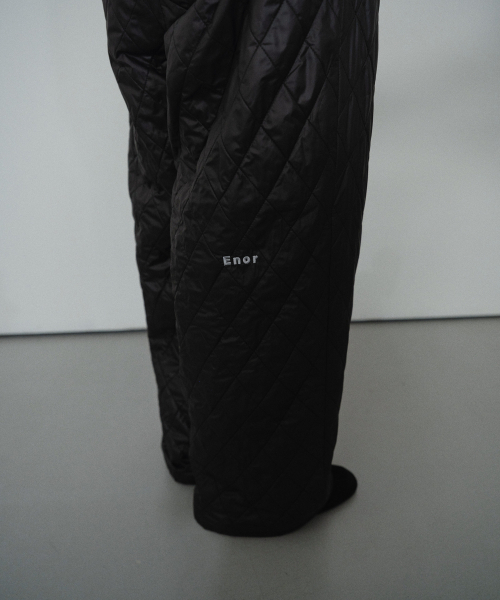 EN OR（エンオール）の「[CORE] QUILTED BANDING PANTS - BLACK（スウェットパンツ・レディース・その他・FREE）」の3枚目の写真