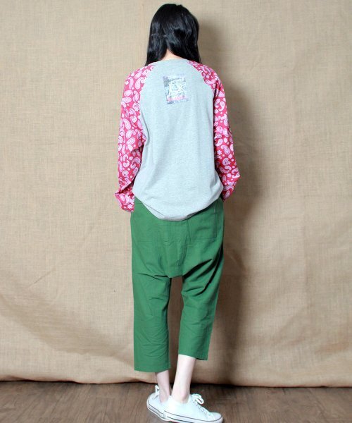 DEMARC（ドゥマーク）の「ユニセックス リネン ルーズ バギーフィット パンツ カーキ（その他パンツ・メンズ・その他・MEDIUM/LARGE）」の6枚目の写真