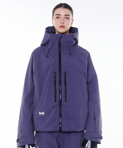 DOLL OUTERWEAR(ドラ アウターウェア)の「2425 ボニータ ボードウェア ジャケット パープル 男女共用(ナイロンジャケット・レディース・その他・SMALL/MEDIUM/LARGE/X-LARGE/X-SMALL)」の1枚目の写真
