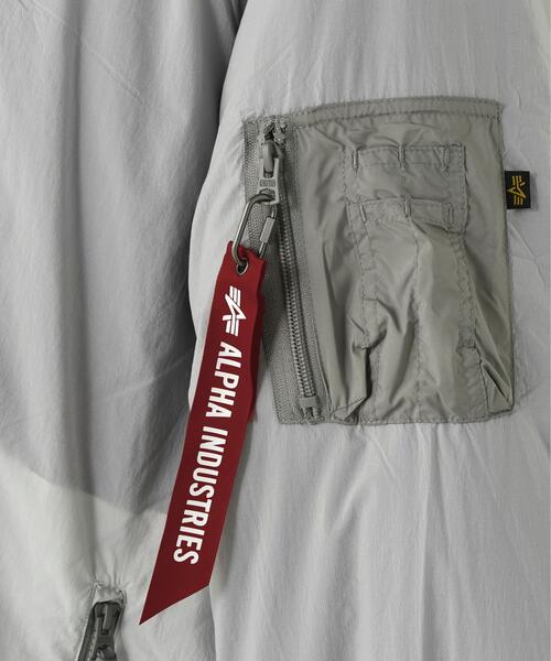 Alpha Industries（アルファインダストリーズ）の「Alpha Industries/アルファインダストリーズ/SHEER PUFFER PARKA/シアー パファー パーカ（ダウンジャケット/コート・メンズ・グレー系その他3/その他2・L/M/XL）」の12枚目の写真