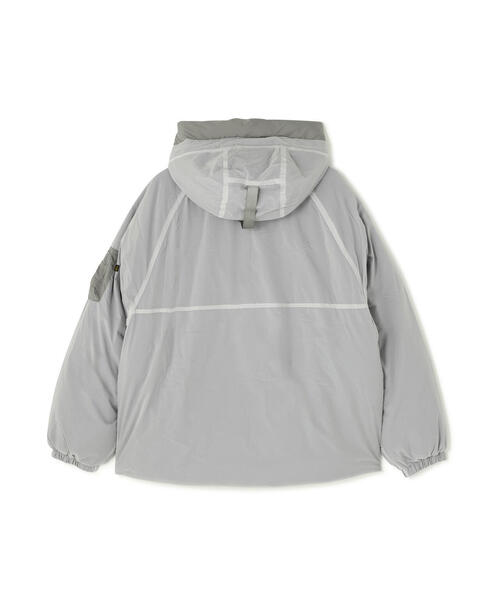 Alpha Industries（アルファインダストリーズ）の「Alpha Industries/アルファインダストリーズ/SHEER PUFFER PARKA/シアー パファー パーカ（ダウンジャケット/コート・メンズ・グレー系その他3/その他2・L/M/XL）」の3枚目の写真
