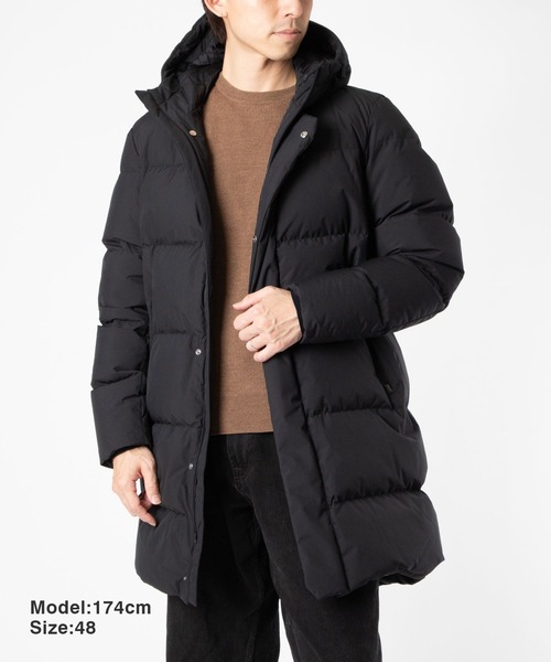 HERNO(ヘルノ)の「HERNO 2 LAYER PRO METEO DOWN COAT ヘルノ 2レイヤー プロメテオ ダウンコート(ダウンジャケット/コート・メンズ・ブラック・48/52/50/46)」の2枚目の写真