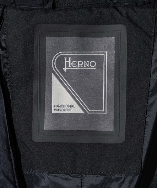 HERNO(ヘルノ)の「HERNO 2 LAYER PRO METEO DOWN COAT ヘルノ 2レイヤー プロメテオ ダウンコート(ダウンジャケット/コート・メンズ・ブラック・48/52/50/46)」の12枚目の写真