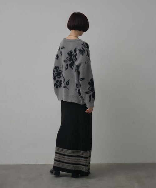 kivi（キヴィ）の「裾ボーダースカート（スカート・レディース・ブラウン/ブラック/チャコールグレー・FREE）」の15枚目の写真