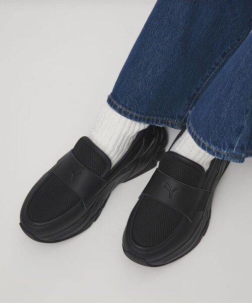 PUMA(プーマ)の「【別注】<PUMA>ローファー / スニーカー(スニーカー・レディース・ブラック・25cm/24.5cm/24cm/23.5cm/23cm/22.5cm)」の11枚目の写真
