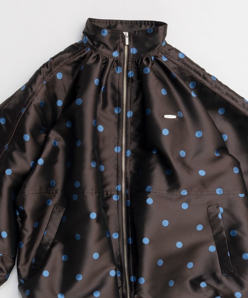 MAISON SPECIAL(メゾンスペシャル)の「Dot Voluminous Balloon Blouson/ドットボリューミーバルーンブルゾン(ブルゾン・レディース・ブラウン/ホワイト・FREE)」の17枚目の写真