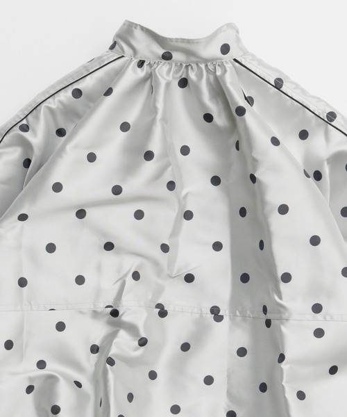 MAISON SPECIAL(メゾンスペシャル)の「Dot Voluminous Balloon Blouson/ドットボリューミーバルーンブルゾン(ブルゾン・レディース・ブラウン/ホワイト・FREE)」の13枚目の写真