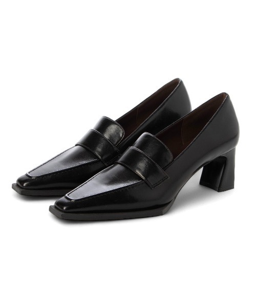 EVOL（イーボル）の「【ふかふか・クッション入り】6cmヒールローファー CA23859（ローファー・レディース・ブラック/アイボリー/シルバー・22.0cm/22.5cm/23.0cm/23.5cm/24.0cm/24.5cm/25.0cm）」の14枚目の写真