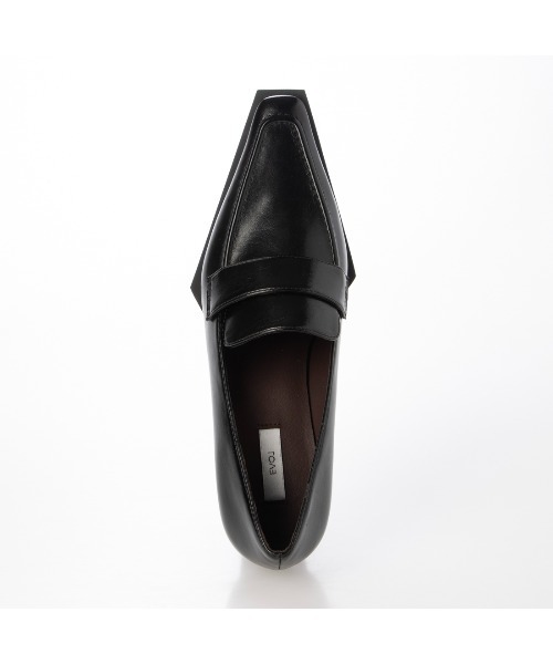 EVOL（イーボル）の「【ふかふか・クッション入り】6cmヒールローファー CA23859（ローファー・レディース・ブラック/アイボリー/シルバー・22.0cm/22.5cm/23.0cm/23.5cm/24.0cm/24.5cm/25.0cm）」の17枚目の写真