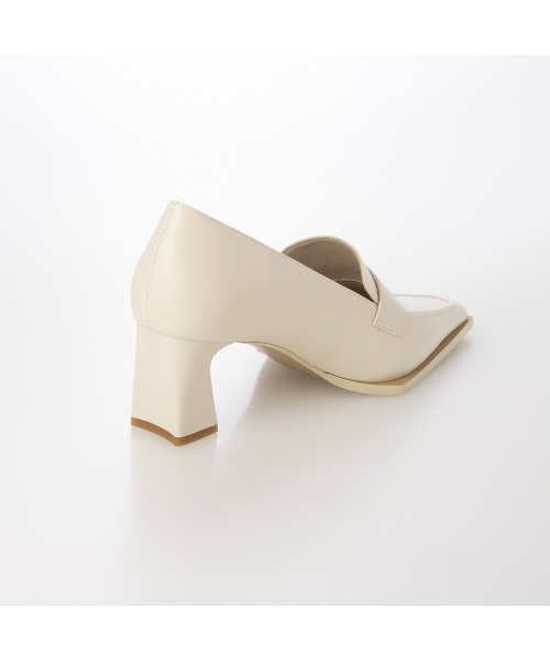 EVOL（イーボル）の「【ふかふか・クッション入り】6cmヒールローファー CA23859（ローファー・レディース・ブラック/アイボリー/シルバー・22.0cm/22.5cm/23.0cm/23.5cm/24.0cm/24.5cm/25.0cm）」の21枚目の写真